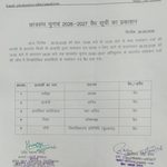 छात्र संघ चुनाव 2026-27, वैध सूची का प्रकाशन